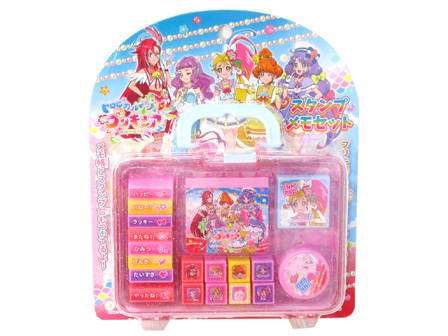 キャラ玩具　トロピカル～ジュ！プリキュア　スタンプメモセット