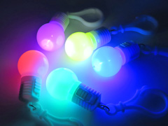 光るおもちゃ　電球ライトキーリングのサムネイル画像