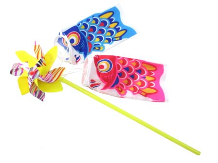 鯉のぼり風車の画像