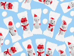 景品用お菓子　雪だるまチョコボール(500g...のサムネイル画像